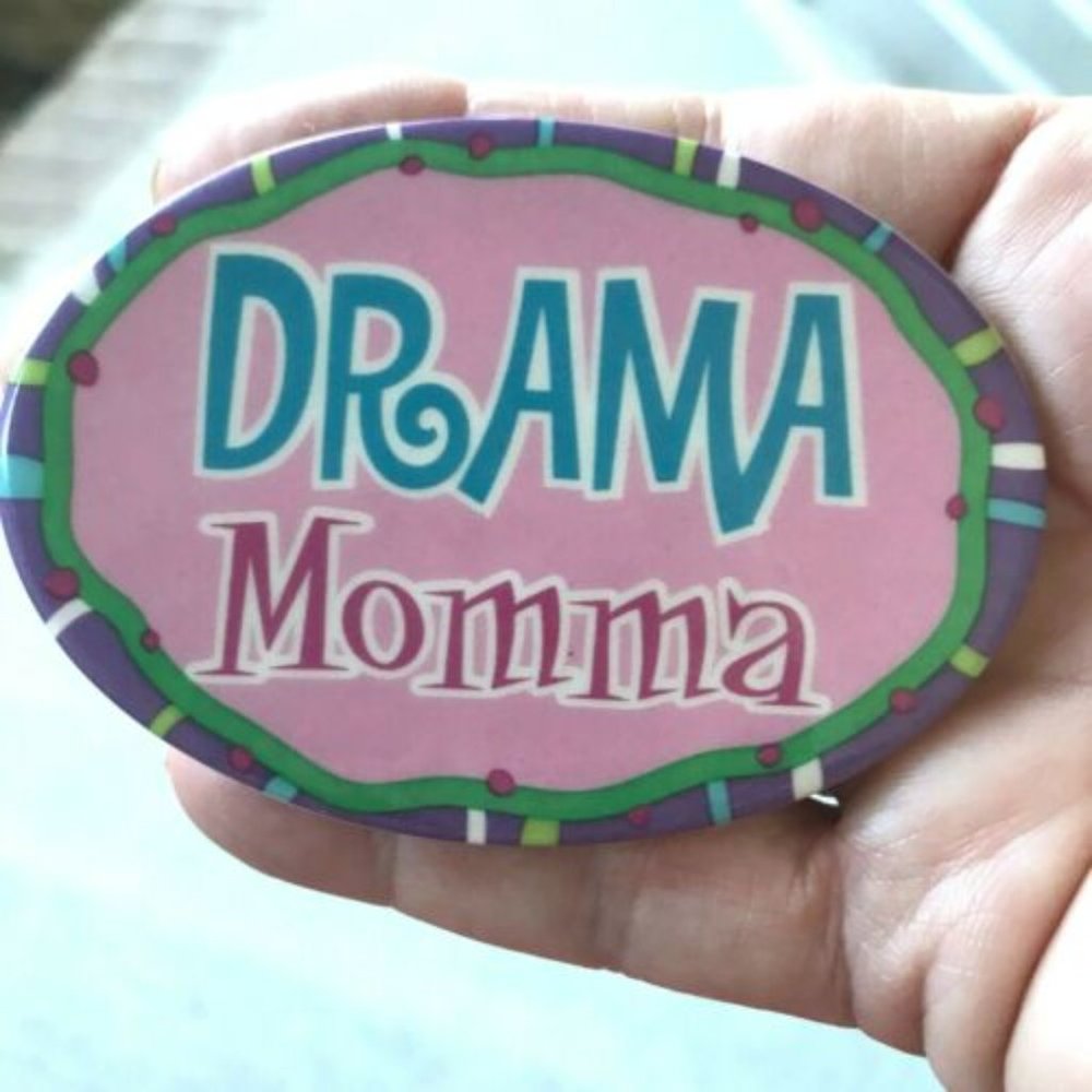 Drama Mama Magnet Ceramic Christmas Birthday Vintage New Stocking Stuffer Whimsy
